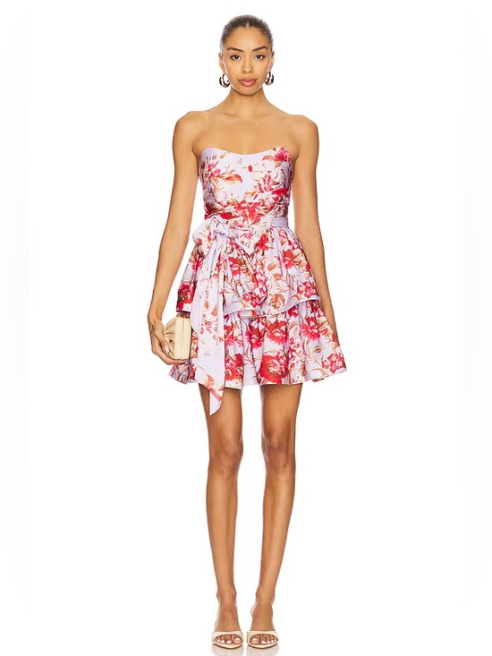 Elliatt Dresses & Skirts - Elliatt Elina Strapless Mini Dress in Purple NEW